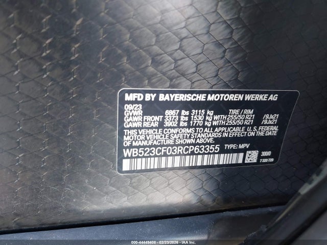 2024 BMW IX WB523CF03RCP63355 Photo 8