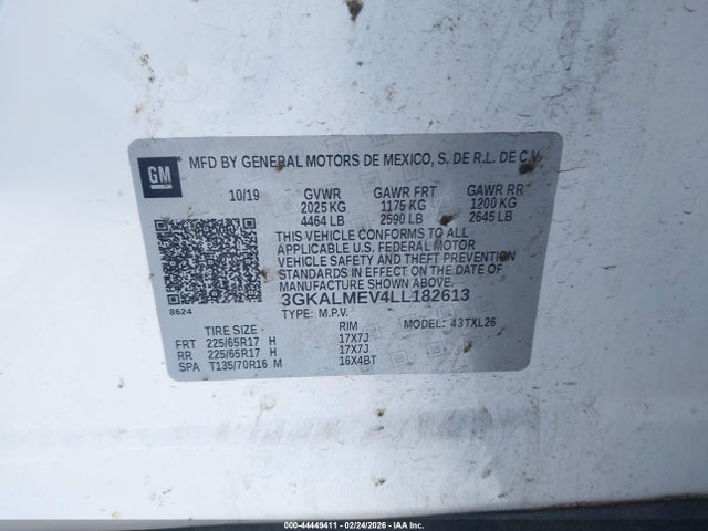 2020 GMC TERRAIN 3GKALMEV4LL182613 Photo 8