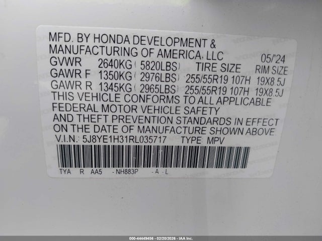 2024 ACURA MDX 5J8YE1H31RL035717 Photo 8