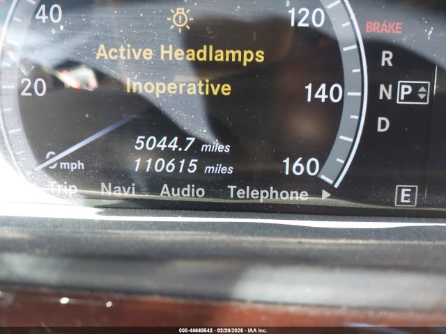2012 Mercedes-benz S 550 4matic მანქანა იყიდება აუქციონზე, vin: WDDNG9EB1CA483809, აუქციონის ნომერი: 44449542