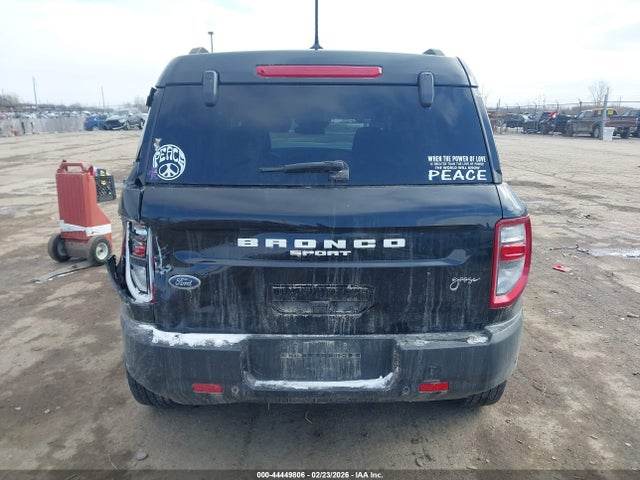 44449806 :رقم المزاد ، 3FMCR9B62NRD24658 vin ، 2022 Ford Bronco Sport Big Bend مزاد بيع