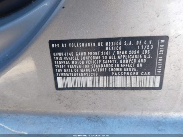 Volkswagen Jetta 1.5t Se 2024 3VWEM7BU4RM033268 Image 9