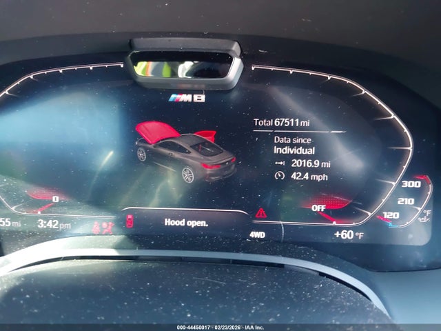 2020 Bmw M8 Competition მანქანა იყიდება აუქციონზე, vin: WBSAE0C03LCD69323, აუქციონის ნომერი: 44450017