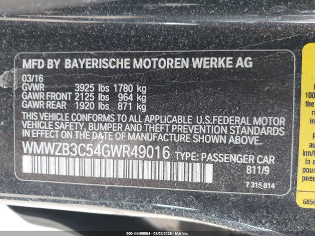 2016 MINI COUNTRYMAN WMWZB3C54GWR49016 Photo 8