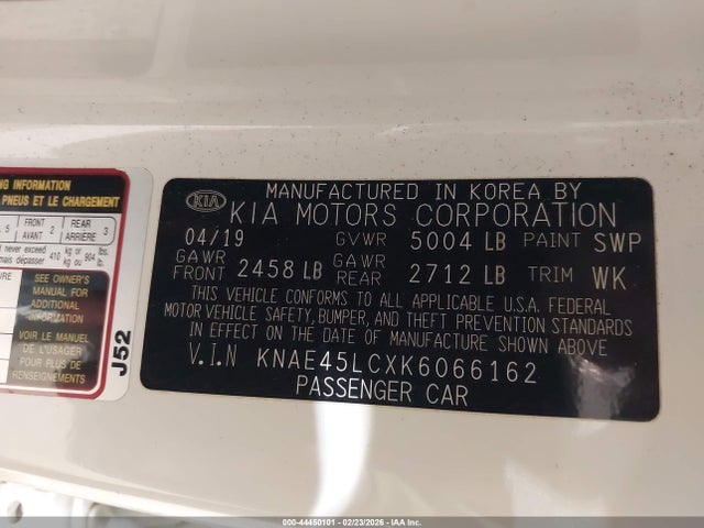 2019 KIA STINGER KNAE45LCXK6066162 Photo 8