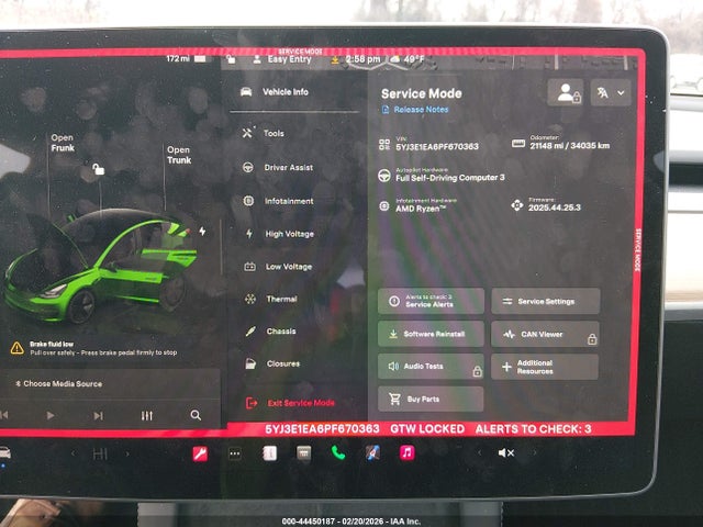 Aukcja sprzedaży 2023 Tesla Model 3 Rear-wheel Drive, vin: 5YJ3E1EA6PF670363, numer aukcji: 44450187