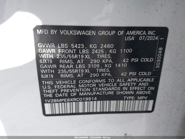 2024 VOLKSWAGEN ID.4 1V2BMPE8XRC019914 Photo 8