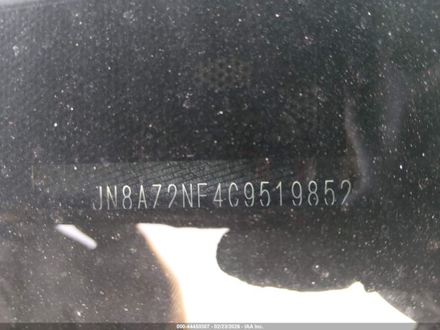 Aukcja sprzedaży 2012 Infiniti Qx56, vin: JN8AZ2NF4C9519852, numer aukcji: 44450307