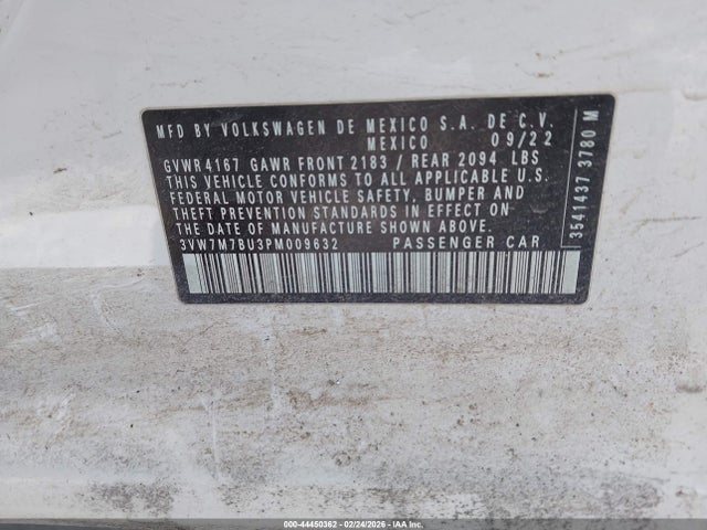2023 VOLKSWAGEN JETTA 3VW7M7BU3PM009632 Photo 8