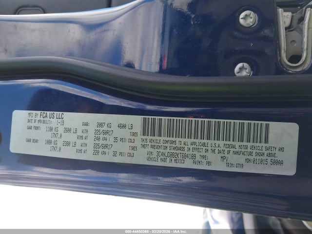 2019 JEEP COMPASS 3C4NJDBB2KT684189 Photo 8