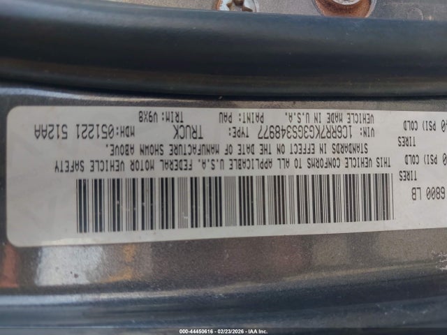 1C6RR7KG3GS348977 RAM 1500