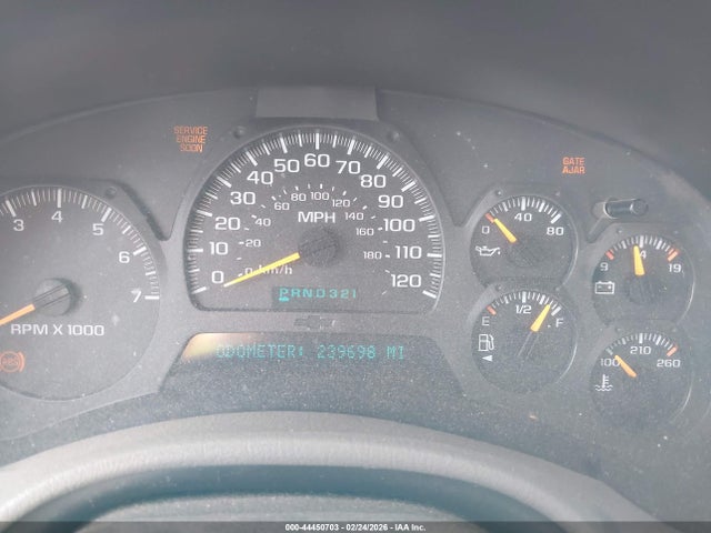 Продажа на аукционе авто 2002 Chevrolet Trailblazer Lt, vin: 1GNDS13SX22443673, номер лота: 44450703