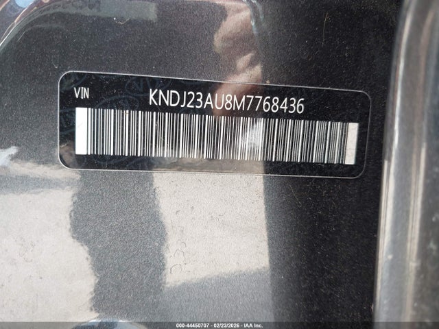 44450707 :رقم المزاد ، KNDJ23AU8M7768436 vin ، 2021 Kia Soul S مزاد بيع