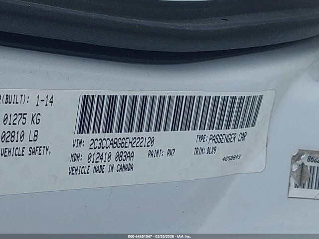 2014 Chrysler 300 300s მანქანა იყიდება აუქციონზე, vin: 2C3CCABG6EH222120, აუქციონის ნომერი: 44451047