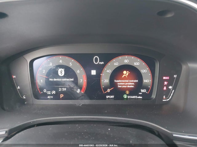 Продаж на аукціоні авто 2025 Acura Integra A-spec, vin: 19UDE4H36SA003301, номер лоту: 44451063