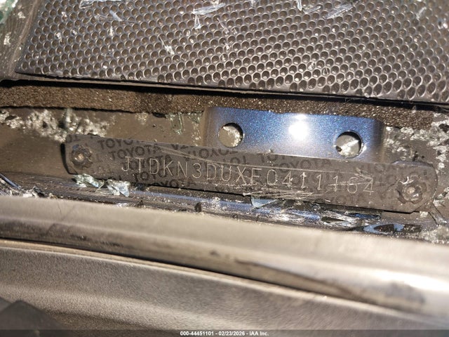 JTDKN3DUXF0411164 Toyota Prius Four