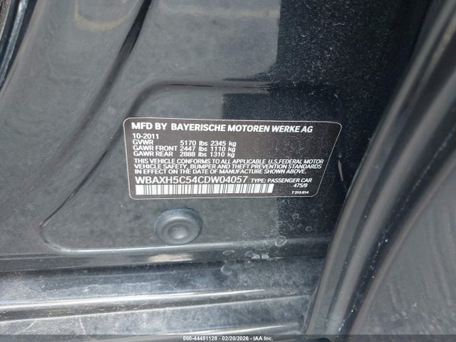 2012 BMW 528I WBAXH5C54CDW04057 Photo 8