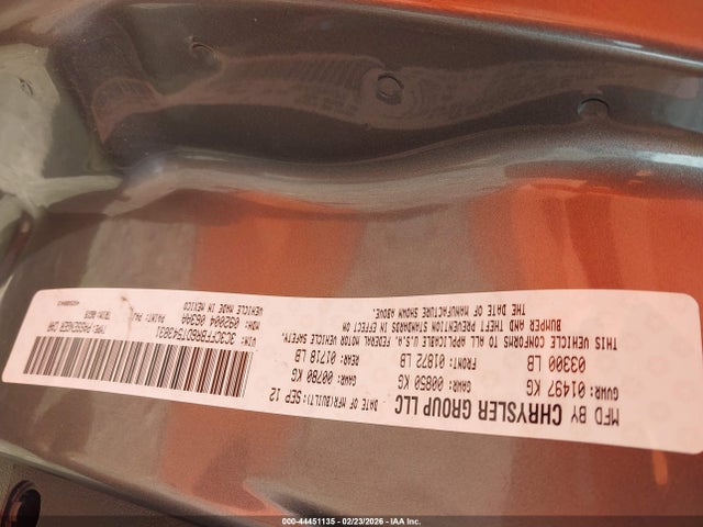 2013 FIAT 500 3C3CFFBR6DT543831 Photo 8