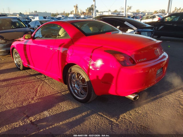 44451199 :رقم المزاد ، JTHFN48Y320008866 vin ، 2002 Lexus Sc 430 مزاد بيع
