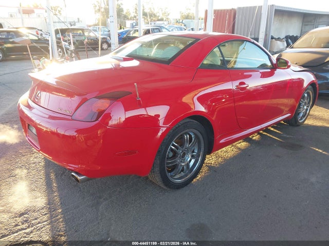44451199 :رقم المزاد ، JTHFN48Y320008866 vin ، 2002 Lexus Sc 430 مزاد بيع