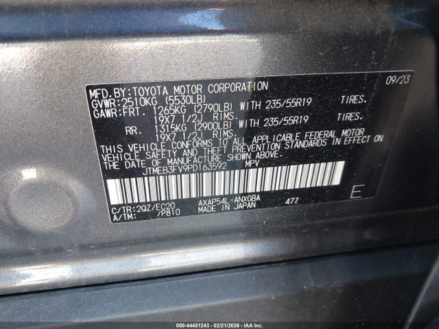 2023 TOYOTA RAV4 PRIME JTMEB3FV9PD163592 Photo 8