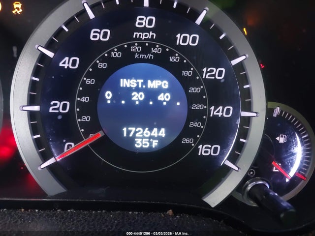 44451296 :رقم المزاد ، JH4CU2F64CC009729 vin ، 2012 Acura Tsx 2.4 مزاد بيع