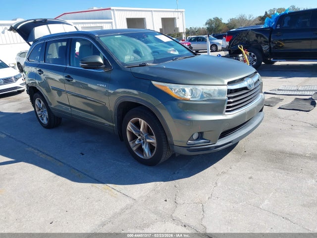 Продажа на аукционе авто 2016 Toyota Highlander Hybrid Limited Platinum V6, vin: 5TDDCRFH0GS017642, номер лота: 44451317