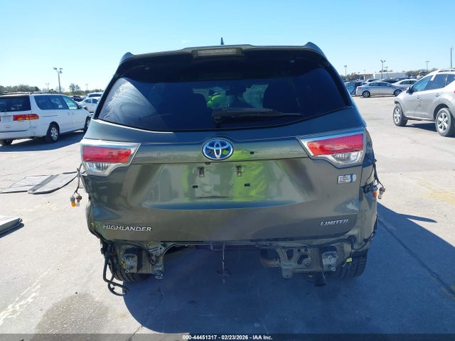 Продаж на аукціоні авто 2016 Toyota Highlander Hybrid Limited Platinum V6, vin: 5TDDCRFH0GS017642, номер лоту: 44451317