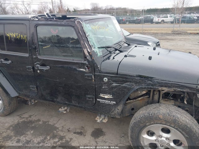 2014 Jeep Wrangler Unlimited Sahara მანქანა იყიდება აუქციონზე, vin: 1C4BJWEG7EL112041, აუქციონის ნომერი: 44451425