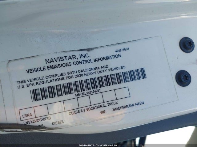 International Mv 2021 3HAEUMML5ML148154 Image 9