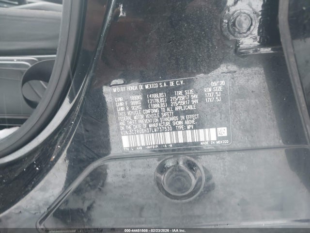 2020 HONDA HR-V 3CZRU6H37LM737530 Photo 8