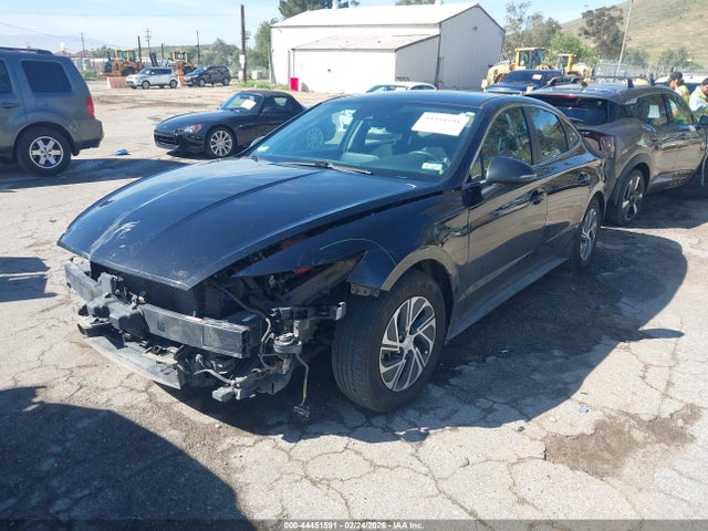 KMHL24JJ4MA023802 Hyundai Sonata Blue