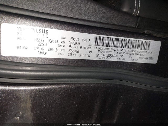 Dodge Durango Citadel 2015 1C4RDJEG5FC917255 Image 9