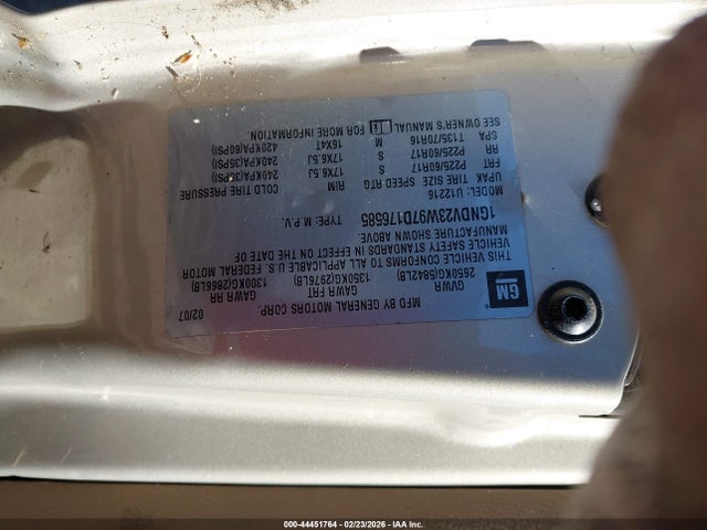 2007 CHEVROLET UPLANDER 1GNDV23W97D176585 Photo 8