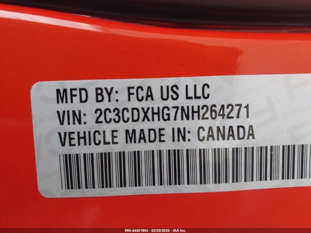 2022 DODGE CHARGER 2C3CDXHG7NH264271 Photo 8