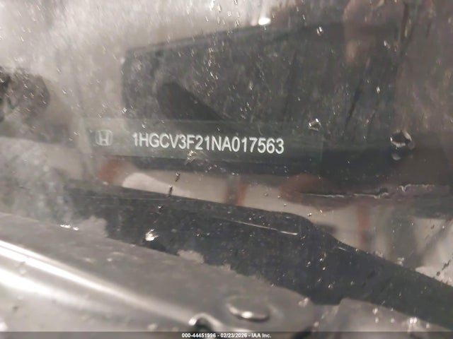 1HGCV3F21NA017563 Honda Accord Hybrid Sport