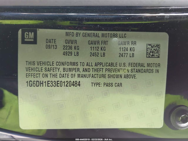 2014 CADILLAC CTS 1G6DH1E33E0120484 Photo 8