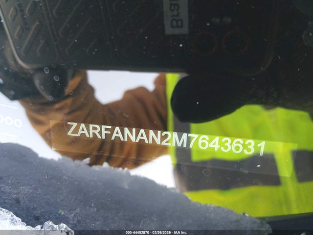 2021 Alfa Romeo Giulia Awd მანქანა იყიდება აუქციონზე, vin: ZARFANAN2M7643631, აუქციონის ნომერი: 44452070