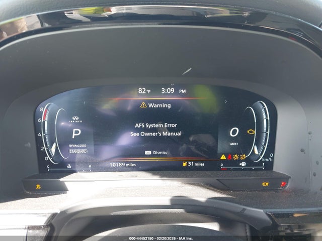 44452150 :رقم المزاد ، 5N1AL1FR1SC346725 vin ، 2025 Infiniti Qx60 Luxe مزاد بيع
