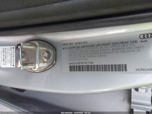 2015 AUDI A3 WAUCCGFF3F1027749 Photo 8