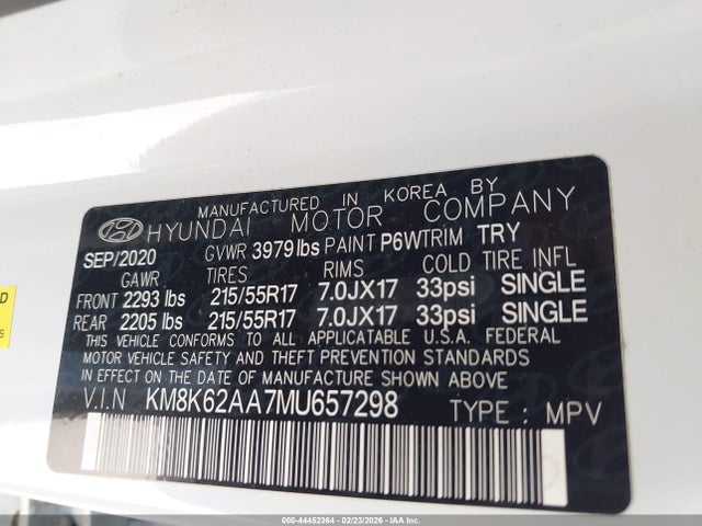 Hyundai Kona Sel Plus 2021 KM8K62AA7MU657298 Image 9