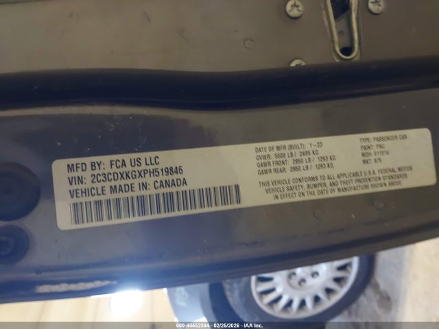 2023 Dodge Charger Police Awd მანქანა იყიდება აუქციონზე, vin: 2C3CDXKGXPH519846, აუქციონის ნომერი: 44452394