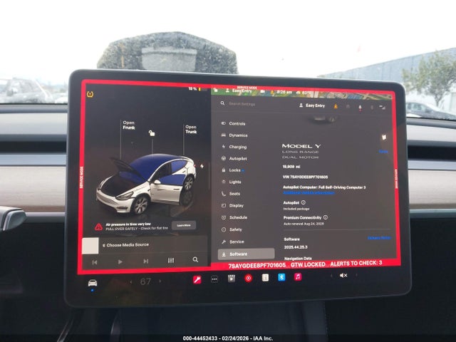 Aukcja sprzedaży 2023 Tesla Model Y Awd/long Range Dual Motor All-wheel Drive, vin: 7SAYGDEE8PF701605, numer aukcji: 44452433