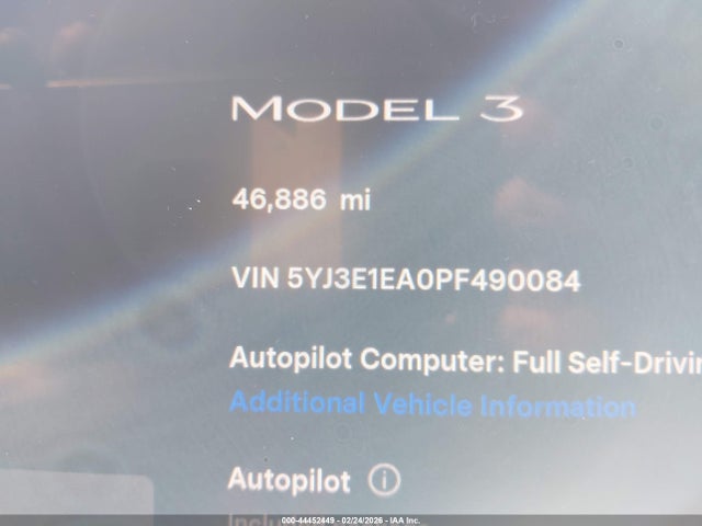 2023 TESLA MODEL 3 5YJ3E1EA0PF490084 Photo 6