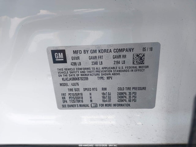 2019 BUICK ENCORE KL4CJASB6KB702209 Photo 8
