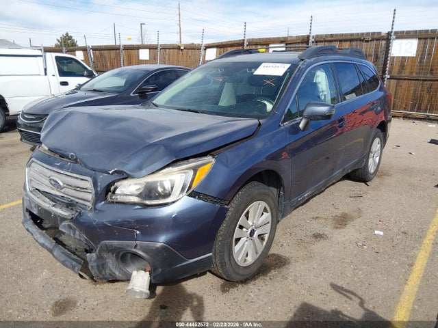 Продаж на аукціоні авто 2017 Subaru Outback 2.5i Premium, vin: 4S4BSAHC8H3250891, номер лоту: 44452573