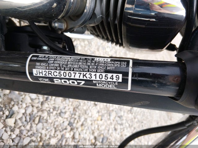 2007 HONDA VT750 JH2RC50077K310549 Photo 9