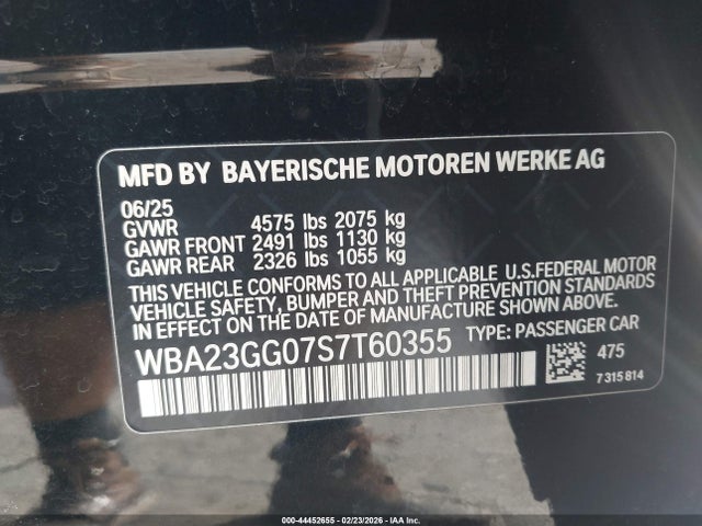 WBA23GG07S7T60355 BMW 228 Gran Coupe Xdrive