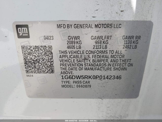 2023 CADILLAC CT5 1G6DW5RK0P0142346 Photo 8