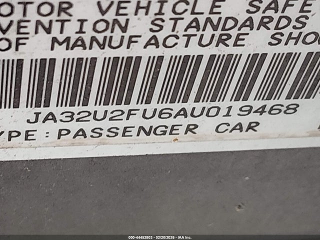 2010 MITSUBISHI LANCER JA32U2FU6AU019468 Photo 8